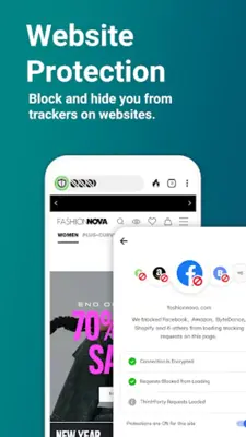 Ocean Secure VPN Browser android App screenshot 2